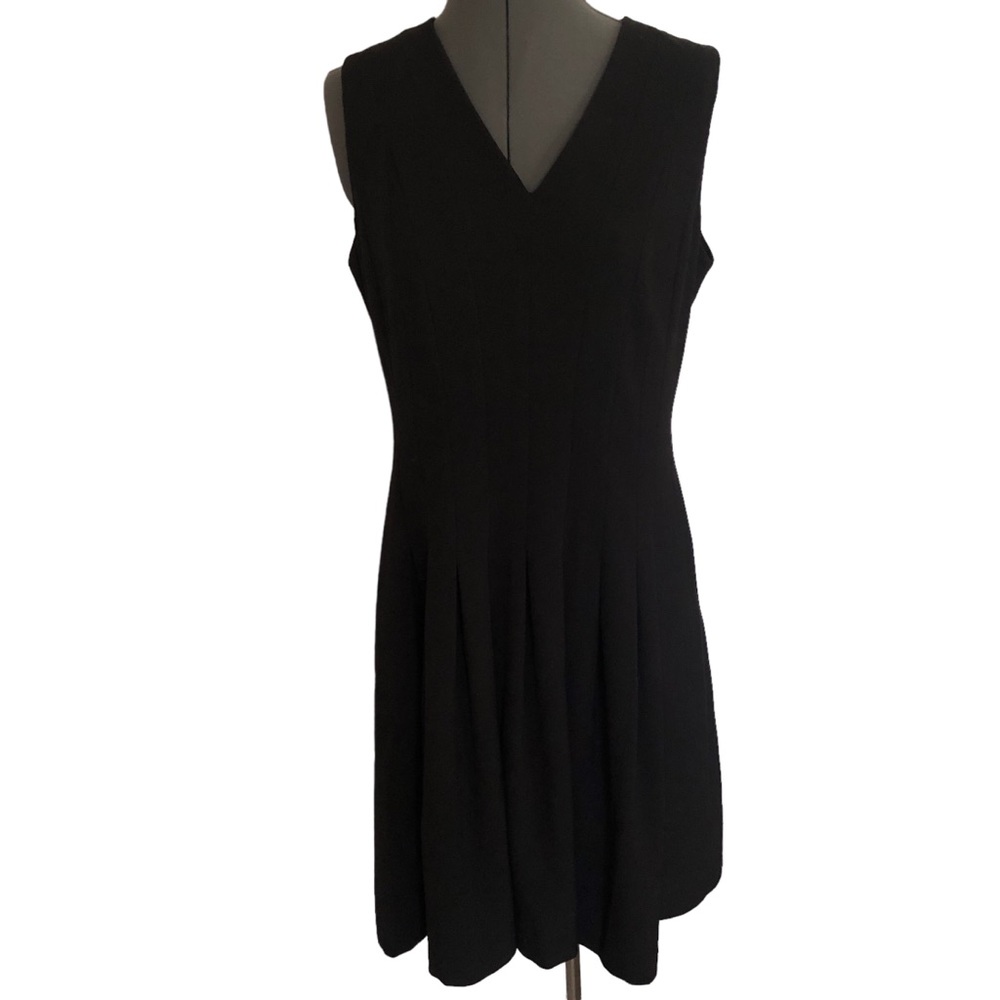 Calvin Klein Black Sleeveless Midi Dress Size 10